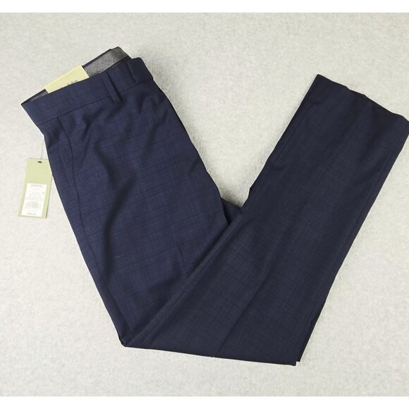 New Goodfellow & Co Men's Slim Chino Wool Blend Pants Navy Blue Voyage Size 32/3 - Picture 6 of 6